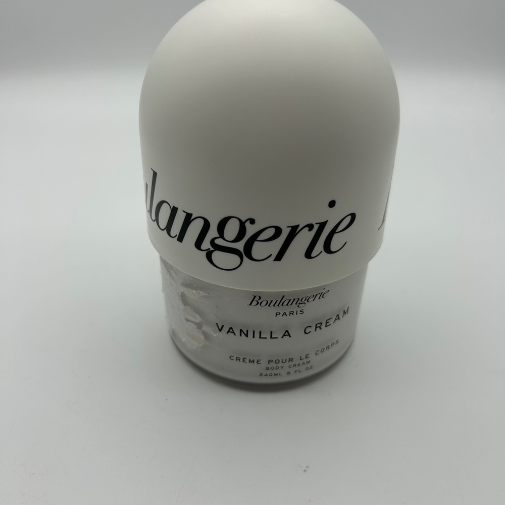 Boulangerie Paris Vanilla Cream Body Cream 240ml 8oz Peptides Vitamin C Pistachi